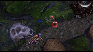 Red Pikmin ascends to the Heavens Pikmin 2 Hallows Haunt [upl. by Fifine]