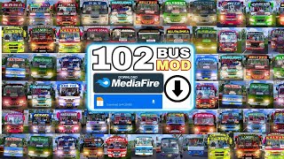 Download 102 INDIAN Bus Mod In Bus Simulator Indonesia  Bussid Bus Mod  Bussid Car Mod  Bussid [upl. by Wassyngton232]