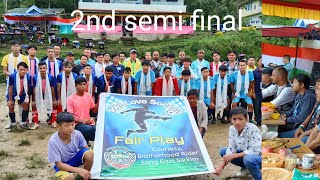 2nd semi final independence day football tournament Mustang FC vs Lucky7 Khamdong vlog [upl. by Nrevel]