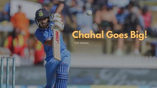 Yuzvendra Chahals Batting Brilliance  Yuzi Chahal Batting ｜ Chahal hitting fours amp Boundaries [upl. by Annyl438]