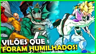 10 VILÕES QUE MAIS FORAM HUMILHADOS NOS ANIMES [upl. by Onateag881]