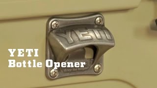 YETI Cooler Accessories Wall Mounted Bottle Opener  YETI [upl. by Inohtna]