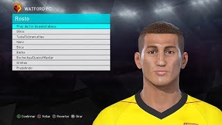 PES 2018  Richarlison  Watford FC Face [upl. by Erodaeht]