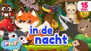 Pretlettertjes • Dierengeluiden in de Nacht • 10 nieuwe dieren [upl. by Teressa]