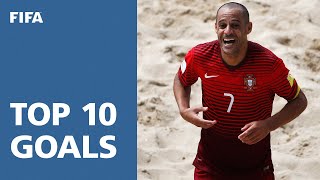 TOP 10 GOALS  FIFA Beach Soccer World Cup Portugal 2015 [upl. by Gone539]