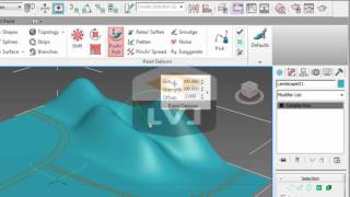 Paint Deform Tool in 3DS Max Modeling [upl. by Boak]