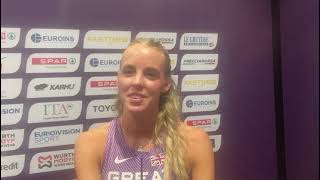 Keely Hodgkinson defends her European 800m title [upl. by Tnarud527]