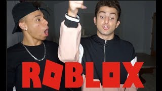 TEACHING TWAIMZ HOW TO PLAY ROBLOX [upl. by Elhsa]