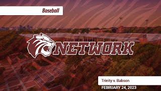 230225 NCAA Baseball  Trinity University vs Babson College GM2 [upl. by Aynotan]