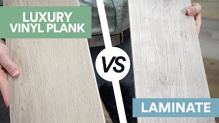 LVP Flooring vs Laminate Flooring  Whats the Difference [upl. by Xavier]