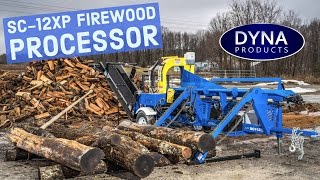 The Easiest Firewood Processor to Operate — DYNA Products SC12XP [upl. by Ioyal]