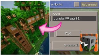 JUNGLE VILLAGE Seed In Craftsman Building Craft Insane Seed [upl. by Vincelette]