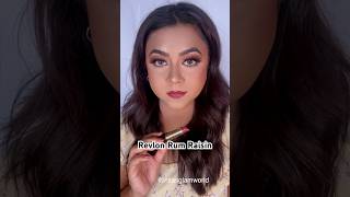 The Viral Revlon Rum Raisin Lipstick on Medium Indian Tan Brown Skin Tone  Best Nude Lipstick [upl. by Neellek]