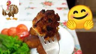 Air Fryer Crispy Turkey Patties Recipe [upl. by Idnem970]