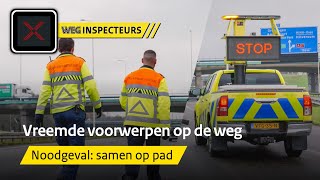 Noodgeval voorwerpen op de weg  Weginspecteurs Kerstspecial [upl. by Ahsaten]