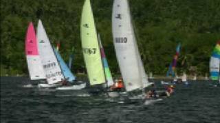 Sailing at Taal Lake Yacht Club Philippines [upl. by Sudnak43]