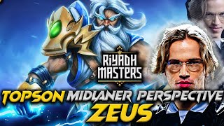 Topson Zeus The Midlane Tundra Esports VS Team Liquid  Riyadh Master 2024 Dota 2 Pro zeus topson [upl. by Bronder]