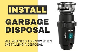 Garbage Disposal Replacement  What You Didnt Realize You Had To Do [upl. by Tasha493]