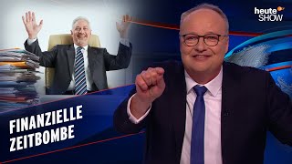 Zu viele Pensionszahlungen Bricht Deutschlands BeamtenSystem zusammen  heuteshow vom 22092023 [upl. by Nerej]