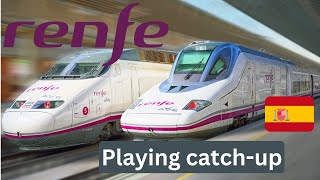 Trying Renfes New Look  Train Review Renfes AVE Madrid to Malaga [upl. by Bonita]