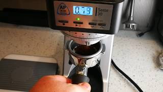 Baratza Settle 30 timing 185g for espresso [upl. by Landrum]