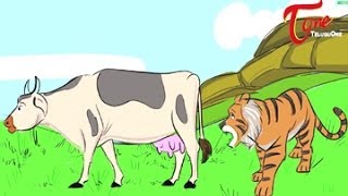 Honest Punyakoti The Holy Cow Story For Kids  Telugu Moral Stories  By Dr Chitti Vishnu Priya [upl. by Nylyram]