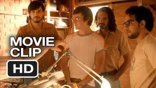 Jobs Ashton Kutcher Movie Official Clip 1 HD [upl. by Ennahgem]