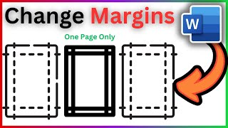 How To Change Margins On 1 Page Only In Word  Full Guide [upl. by Ennaira]