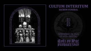 CULTUM INTERITUM  Sacrum Funeral Full Album [upl. by Charla]