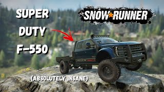 SnowRunner Mods  New Super HD550 Elevation Mod Insanely Detailed [upl. by Nnaik]