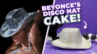 I Caked BEYONCEs DISCO COWBOY HAT out of Chocolate CAKE  How to Cake It With Yolanda Gampp [upl. by Llesig]