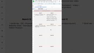 A simple but powerful Social Media Content Calendar  Google Sheets Template 😊👩🏻‍💻✨socialmediatips [upl. by Roe]