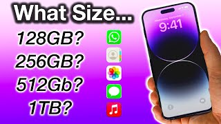 How to Pick the CORRECT iPhone 14 Storage Size [upl. by Barsky]