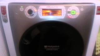 Hotpoint Waschtrockner AQD1071D 69 EUA Aqualtis [upl. by Eissak791]