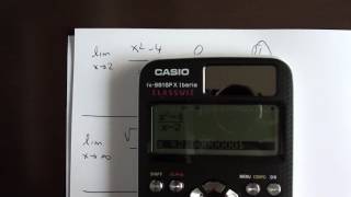 Estimación de límites con la calculadora Casio FX991 FX570 [upl. by Cami]