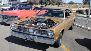 Yeah Its Got A Hemi 1972 Plymouth Duster with a Hemi  walk around [upl. by Mokas]