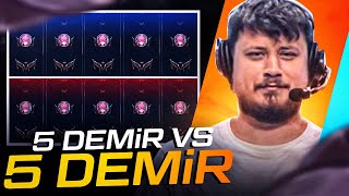 TARİHİ MAÇ  5 DEMİR VS 5 DEMİR MALKOÇ SUNUMUYLA [upl. by Thetisa]