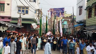 Hussaini Baja  Moharram Amroha 2016  Mohallah Majapota Amroha  JulooseAza Amroha Azadari India [upl. by Erreipnaej442]