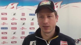 ÖSV  Hannes Reichelt im Interview nach seinem quotKitzSturzquot  27012016 [upl. by Llehsram776]