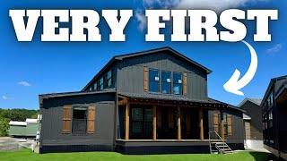 FIRST EVER barndominiummobile home This will CHANGE the GAME Prefab House Tour [upl. by Nerwal]