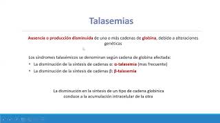 Clase 4 Hemoglobinopatias [upl. by Naie]