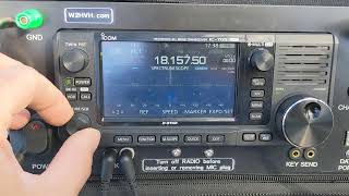 Ham Radio Portable QRP With CHATDL Delta Loop 10 Watts On the River [upl. by Nivrem]