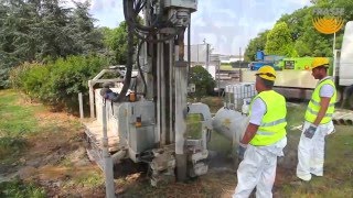 Installazione di Micropali a cura di SGM Geologia e Ambiente srl [upl. by Halilak]