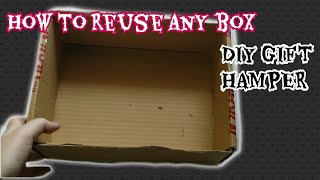 How to reuse any empty box DIY gift hamper idea for best friends weddingMISS CREATIVE [upl. by Barboza]