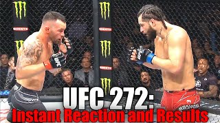 UFC 272 Reaction and Results [upl. by Carlton]