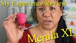 Merula XL Experience  Review  Menstrual Cup [upl. by Eyar466]