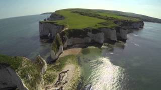 Old Harry Rocks Jurassic coast Dorset [upl. by Ayrolg]