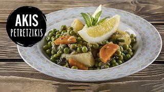 Greek Lemony Pea Stew  Akis Petretzikis [upl. by Quentin]