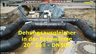 Dehnungsausgleicher im Rohrleitungsbau Rohrleitungsbauer bauten zwei Dehnungsausgleicher YT Channel [upl. by Razid]