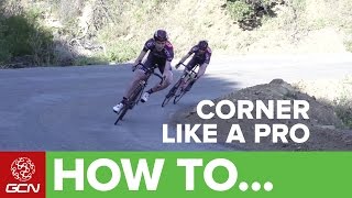 How To Corner Like A Pro  Cycling Technique [upl. by Ainoek700]